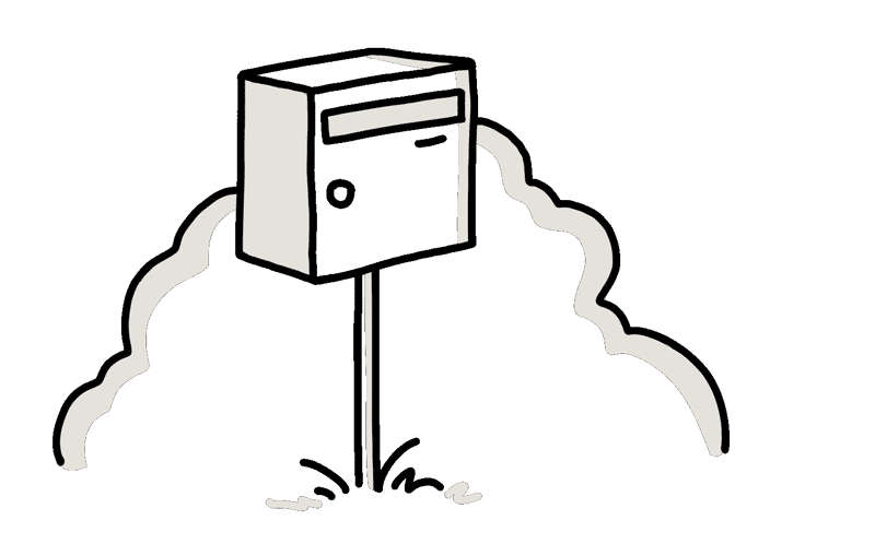Le guide Sésame qui entre dans une boîte aux lettres