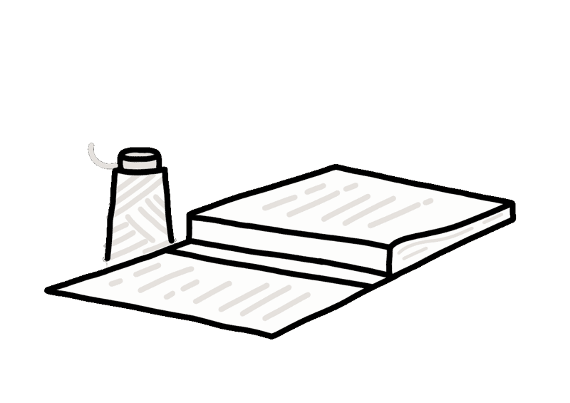 Illustration de la reliure à la suisse