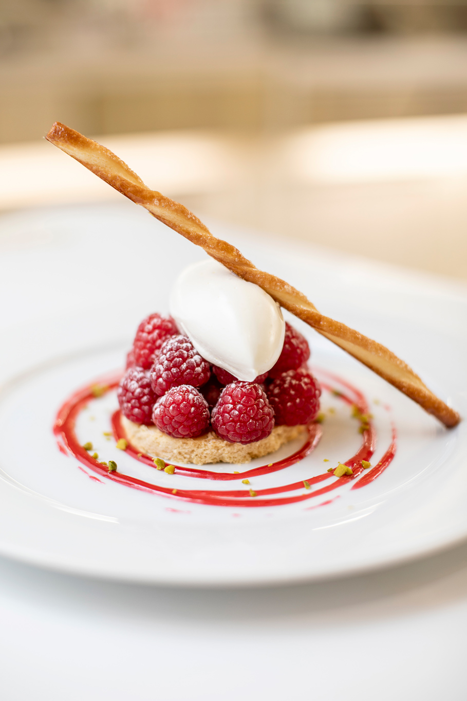 Sablé à la framboise