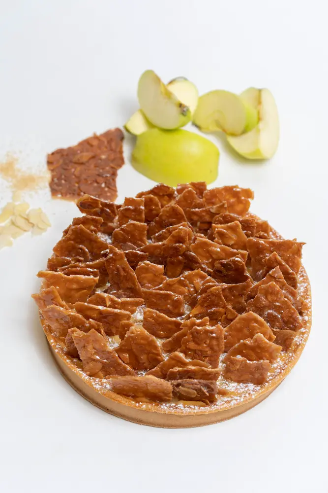 Tarte aux pommes craquante