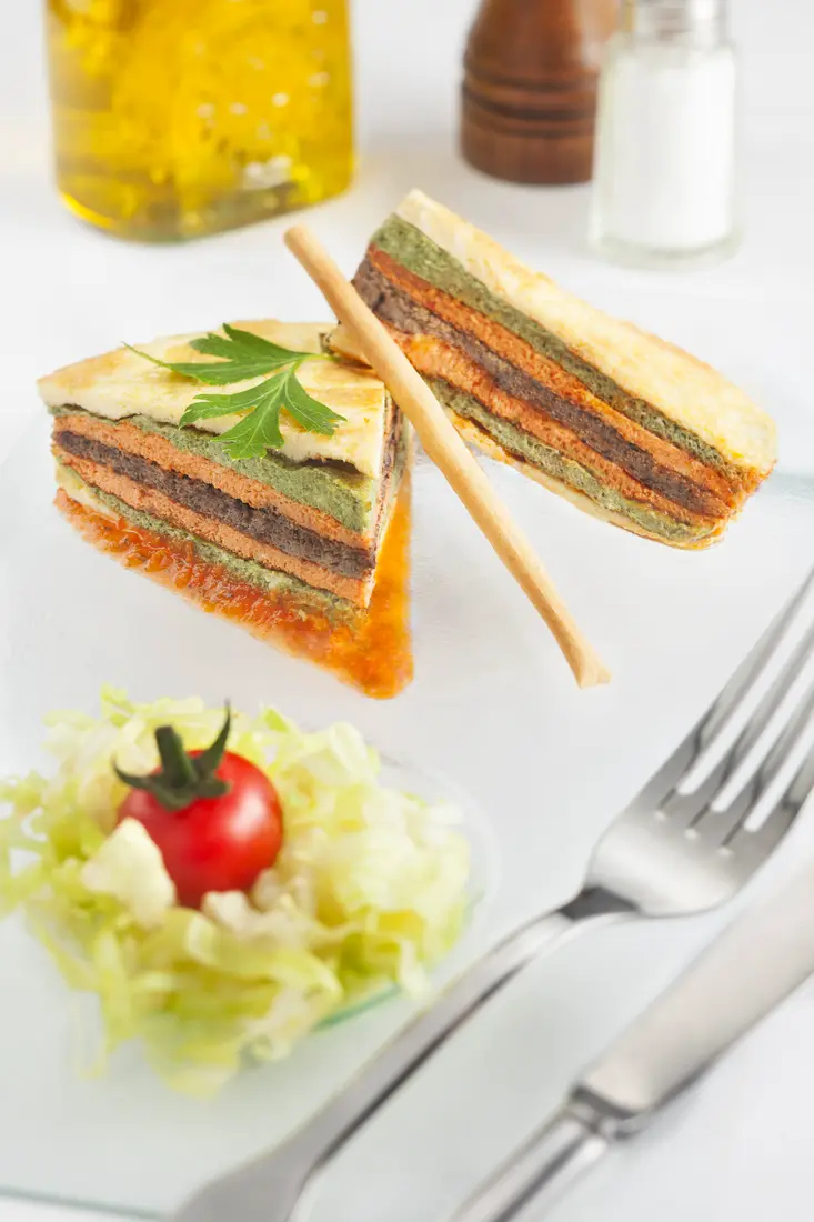 Crespeou provençal et son coulis de tomates au basilic