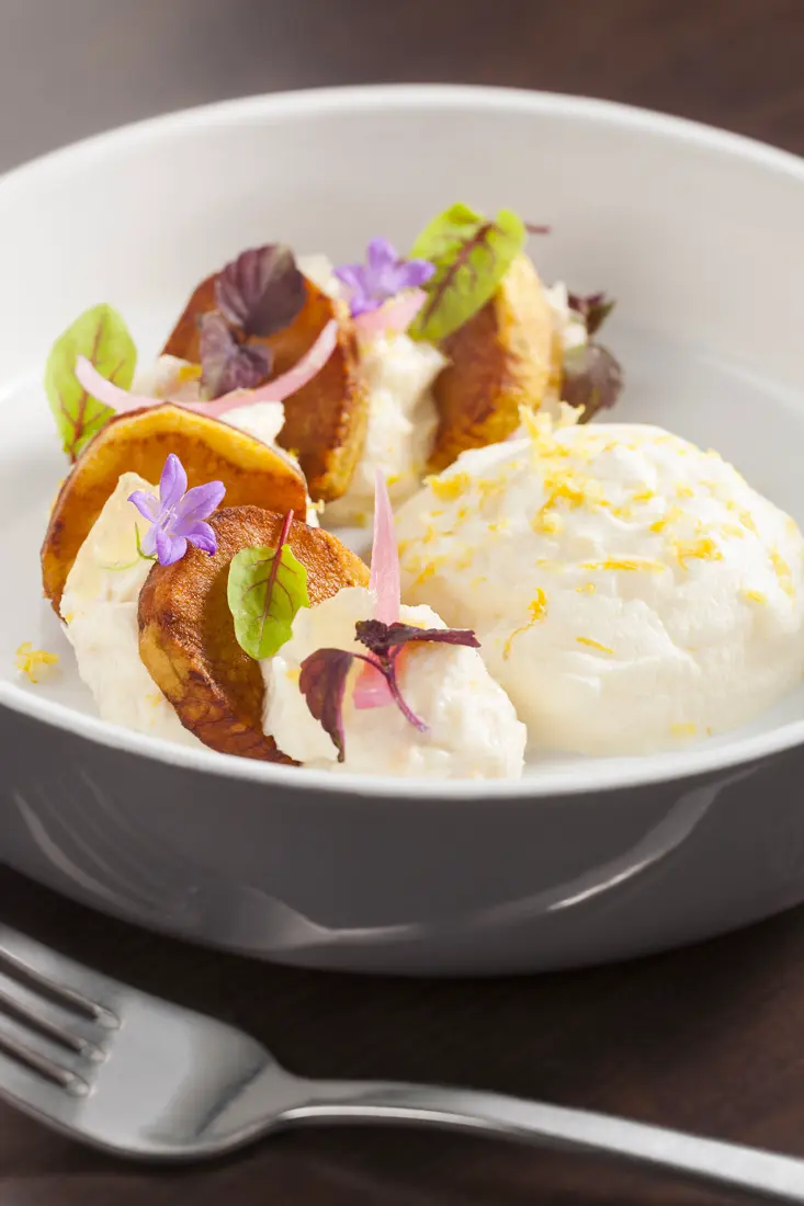 Rillettes de haddock oignons pickles et vinaigrette au citron