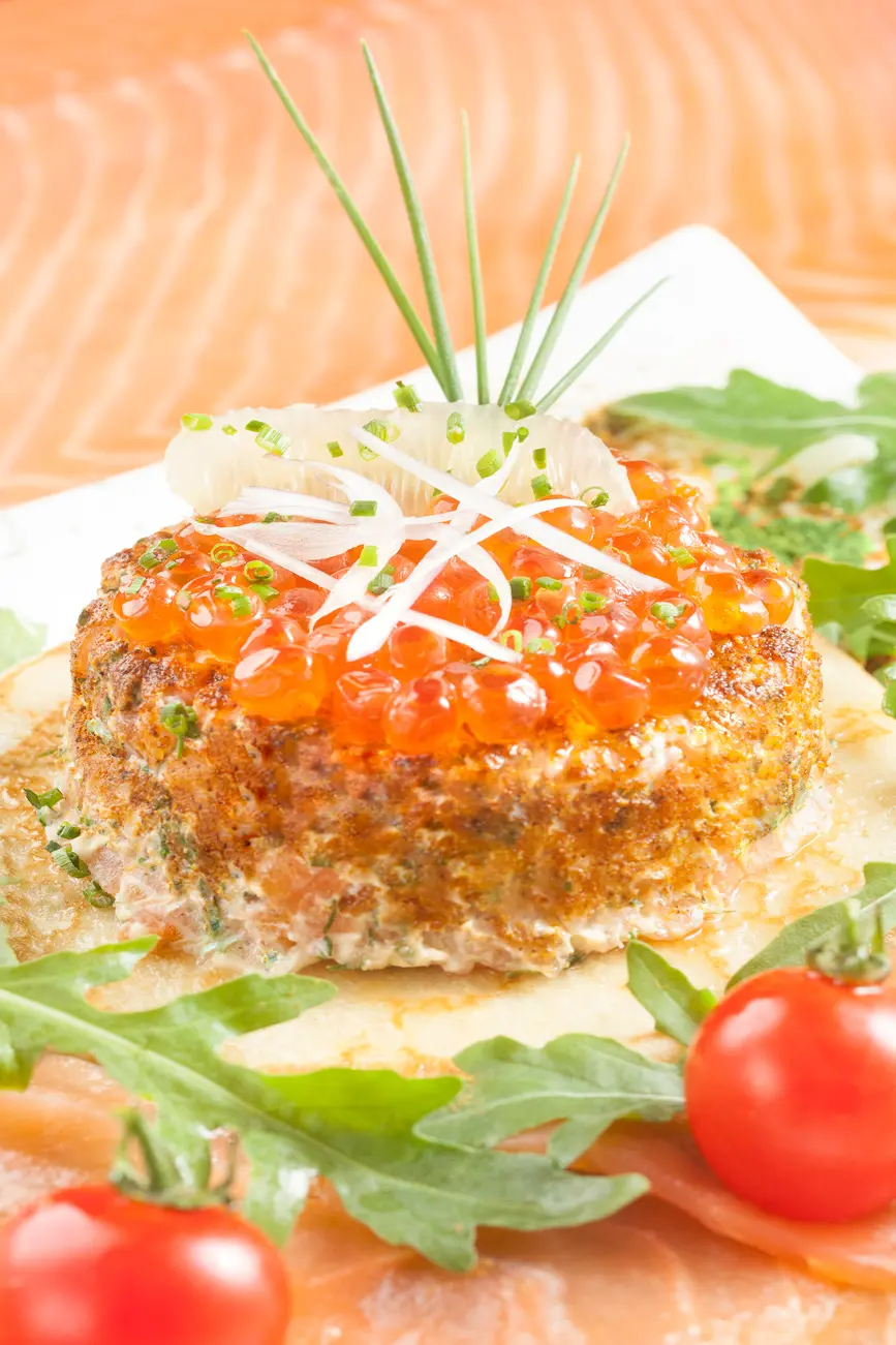 Tartare au saumon fumé