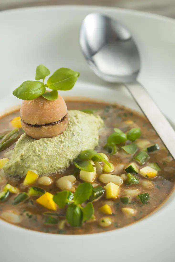 Soupe au pistou revisitée